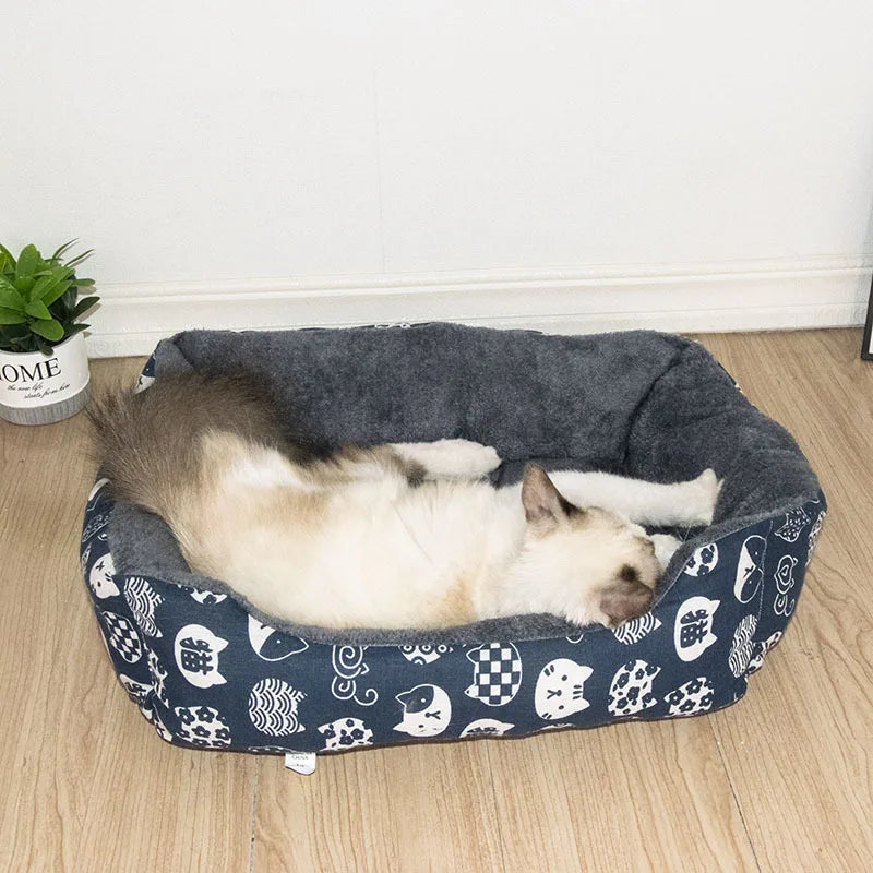Large Pet Bed Mat Sofa Warm Nest Kennel Sleeping Mattress